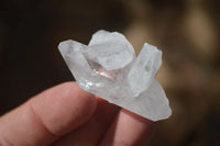 Natural Single Etched Clear Quartz Crystals x 70 From Mpika, Zambia