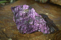 Natural Large Metallic Purpurite Cobbed Specimens x 2 From Erongo, Namibia