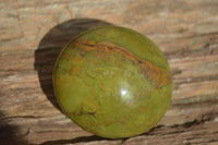 Polished Green Opal Palm Stones  x 12 From Antsirabe, Madagascar - Toprock Gemstones and Minerals 