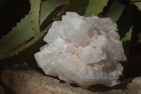 Natural White Candle Quartz Crystals  x 3 From Madagascar