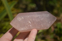 Polished Double Terminated Pink Rose Quartz Points  x 4 From Ambatondrazaka, Madagascar - TopRock