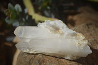 Natural Clear Quartz Clusters & Crystals  x 12 From Madagascar