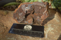 Natural Drusy Coated Dolomite With Hematite & Libethenite Specimens  x 4 From Congo