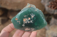 Polished One Side Polished Emerald Mtorolite Plates  x 6 From Zimbabwe