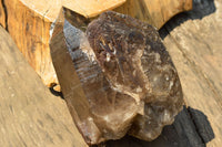 Natural Twin Floater Self Healed Smokey Quartz Crystal  x 1 From Mt. Mulanje, Malawi - TopRock