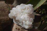 Natural White Candle Quartz Crystals  x 3 From Madagascar