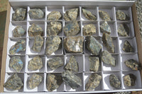 Natural Small Labradorite Cobbed Specimens  x 35 From Tulear, Madagascar - Toprock Gemstones and Minerals 