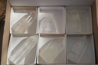 Polished Clear Quartz Crystal Points  x 6 From Madagascar