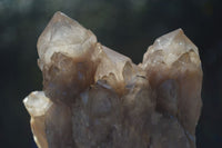 Natural Cascading White Phantom Smokey Quartz Clusters  x 3 From Luena, Congo - Toprock Gemstones and Minerals 