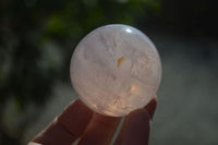 Polished Blue Rose Quartz Spheres x 6 From Ambatondrazaka, Madagascar