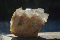 Natural Cascading White Phantom Smokey Quartz Clusters  x 3 From Luena, Congo - Toprock Gemstones and Minerals 