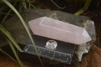 Polished Double Terminated Pink Rose Quartz Points  x 4 From Ambatondrazaka, Madagascar - TopRock