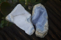 Natural Blue Lace Agate Geode Specimens  x 12 From Nsanje, Malawi - Toprock Gemstones and Minerals 