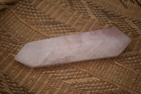 Polished Double Terminated Pink Rose Quartz Points  x 4 From Ambatondrazaka, Madagascar - TopRock