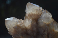 Natural Cascading White Phantom Smokey Quartz Clusters  x 3 From Luena, Congo - Toprock Gemstones and Minerals 