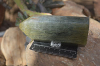 Polished Banded Green Fuchsite Quartz Points  x 3 From Madagascar