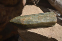 Polished Banded Green Fuchsite Quartz Points  x 3 From Madagascar