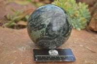 Polished Stromatolite / Kambamba Jasper Sphere  x 1 From Mahajanga, Madagascar - TopRock