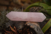 Polished Double Terminated Pink Rose Quartz Points  x 4 From Ambatondrazaka, Madagascar - TopRock