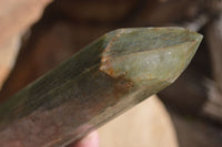 Polished Banded Green Fuchsite Quartz Points  x 3 From Madagascar