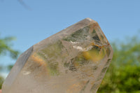 Polished Clear Quartz Crystal Points x 2 From Madagascar - TopRock