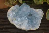 Natural Blue Celestite Crystal Specimens  x 3 From Sakoany, Madagascar - Toprock Gemstones and Minerals 