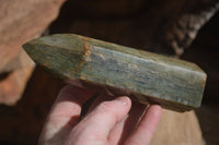 Polished Banded Green Fuchsite Quartz Points  x 3 From Madagascar