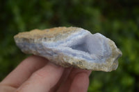 Natural Blue Lace Agate Geode Specimens  x 12 From Nsanje, Malawi - Toprock Gemstones and Minerals 