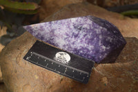 Polished  Stunning Lepidolite Standing Free Forms  x 2 From Zimbabwe