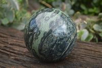 Polished Stromatolite / Kambamba Jasper Sphere  x 1 From Mahajanga, Madagascar - TopRock