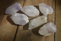 Natural Large Brandberg Amethyst Quartz Crystals x 6 From Brandberg, Namibia