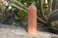 Polished Orange Twist Calcite Tower x 1 From Maevantanana, Madagascar