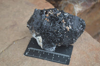 Natural Schorl Black Tourmaline Specimens With Hyalite Opal x 2 From Erongo Mountains, Namibia - TopRock