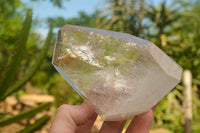 Polished Clear Quartz Crystal Points x 2 From Madagascar - TopRock