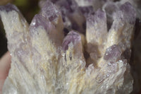 Natural Sugar Amethyst Clusters  x 2 From Zambia