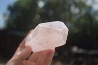 Polished Double Terminated Pink Rose Quartz Points  x 4 From Ambatondrazaka, Madagascar - TopRock