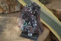 Natural Drusy Quartz Coated Malachite On Red Copper Dolomite  x 1 From Likasi, Congo - Toprock Gemstones and Minerals 