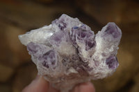 Natural Sugar Amethyst Clusters  x 4 From Solwezi, Zambia