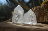 Polished Clear Quartz Crystal Points  x 6 From Madagascar