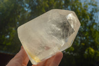 Polished Clear Quartz Crystal Points x 2 From Madagascar - TopRock