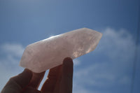 Polished Double Terminated Pink Rose Quartz Points  x 4 From Ambatondrazaka, Madagascar - TopRock