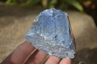 Natural Rough Dumortierite Pieces  x 12 From Mozambique