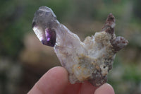 Natural Window Amethyst Crystal Specimens  x 12 From Chiredzi, Zimbabwe