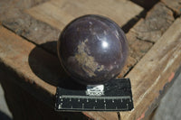 Polished Purple Lepidolite Spheres  x 3 From Zimbabwe - Toprock Gemstones and Minerals 