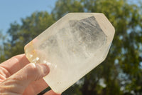 Polished Clear Quartz Crystal Points x 2 From Madagascar - TopRock