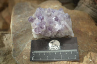 Natural Sugar Amethyst Clusters  x 4 From Solwezi, Zambia