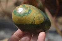 Polished Green Verdite Free Forms x 6 From Zimbabwe