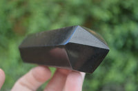 Polished Double Terminated Black Basalt Points  x 3 From Madagascar - Toprock Gemstones and Minerals 