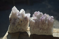 Natural Sugar Amethyst Clusters  x 4 From Solwezi, Zambia