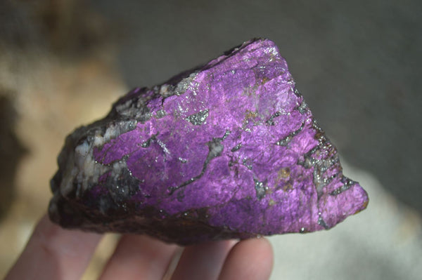 Natural Metallic Purpurite Cobbed Specimens  x 6 From Erongo, Namibia - Toprock Gemstones and Minerals 